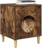 vidaXL Katzenhaus Geräucherte Eiche 42,5 x 40 x 53 cm Holzwerkstoff 8000676 Bild 3