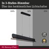 Paulmann 79982 LED Pendelleuchte Noyan 3-Step-Dim 2700K 2000lm Filz anthrazit Bild 4