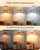 EDISHINE Stehlampe Wohnzimmer dimmbar, Standleuchte Höhenverstellbar, LED wechselbar, kaltweiß bis warmweiß dimmbar, LED Bogenlampe mit Fernbedienung Bild 4