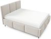 Polsterbett Schlafzimmerbett MIAMI 160x200cm in Stoff Lambi Beige Bild 2