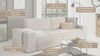 Home affaire 3-Sitzer SHERWOOD Schlafsofa (257cm) Cord, Samtvelours, Vintage-Lederoptik, Schlaffunktion mit Bettkasten (ca. 136/200cm) Bild 4