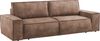 Home affaire 3-Sitzer SHERWOOD Schlafsofa (257cm) Cord, Samtvelours, Vintage-Lederoptik, Schlaffunktion mit Bettkasten (ca. 136/200cm) Bild 3