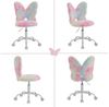 WAHSON OFFICE CHAIRS Kinderstuhl aus Kunstfell höhenverstellbar drehbar Kinderschreibtischstuhl Bild 4