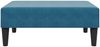 vidaXL Fußhocker Blau 77x55x31 cm Samt 379556 Bild 4