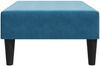 vidaXL Fußhocker Blau 77x55x31 cm Samt 379556 Bild 5