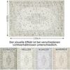 LuxusKollektion Teppich Teppich Wohnzimmer Kurzflor waschbar 160 x 230 cm (Rechteckig) Beige Bild 4