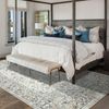 LuxusKollektion Teppich Teppich Wohnzimmer Kurzflor waschbar 160 x 230 cm (Rechteckig) Beige Bild 2