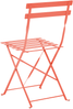 Bistro Set FIORI Metall Korallenrot Bild 5