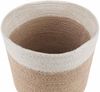 vidaXL Pflanztopfsatz 2 pcs Natürlich und Weiß Ø 21 x 21 cm 42012246 Bild 3