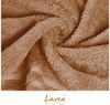 Lavea Handtuch Handtücher Set Elena Frottee 50x100 cm, Gästetücher, 100% Baumwolle (4er Set), 500 g/m² Frottier, weich & saugstark, pflegeleicht Bild 4