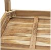 Spetebo Gartentisch Teakholz Beistelltisch - 50x50 cm (Stück, 1-St, Holztisch), massiver Couch- und Blumentisch Bild 3