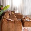 Bronx71 Ecksofa Luca XL Chenille kupfer rechts Bild 4