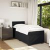 vidaXL Boxspringbett mit Matratze Schwarz 90x200 cm Samt 3288506 Bild 5
