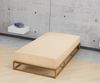 biberna Feinbiber-Spannbetttuch 0002744, beige, 1x 90x190 cm - 100x200 cm Bild 3