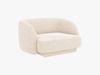 Micadoni Sessel Miley 1-Sitzer Chenille Haga Helles Beige Bild 2