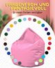 PATCH HOME Sitzsack Tropfenform – XL – Rosa, bequemer Sitzsack aus Luxus-Polyester-Gewebe, bereits befüllt Bild 5