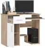 Raumhirsch Furniture Schreibtisch 90 cm Breite - Computertisch - Optimale Arbeitsfläche - Büro (Für Kinderzimmer - Büro - Heimbüro), (viele Farbvarianten - Maße: 90 x 74 x 50 cm) - Hochwertig & stabil Bild 5