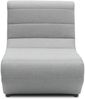 Gartenlounge Sessel Boudicca 73x80x102 mit Outdoorbezug in silber Bild 2