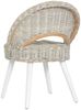 vidaXL Sessel Kubu-Rattan Weiß 285229 Bild 4