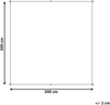 Sonnensegel LUKKA 300 cm 300 cm Grau Bild 2