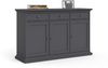 Venedig Sideboard Kommode Konsolentisch Wohnzimmer Gästezimmer matt grau Bild 5