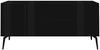 Lowboard Couleur / Colors, Glas, Schwarz, 181 x 63 x 42 cm Bild 5