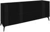 Lowboard Couleur / Colors, Glas, Schwarz, 181 x 63 x 42 cm Bild 4