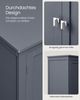 Vasagle Badezimmerschrank mit verstellbaren Ablagen, MDF, 110 x 30 x 60 cm, Schiefergrau Bild 4