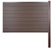 WPC-Sichtschutz Sarthe, Zaun Windschutz, WPC-Pfosten zum Einbetonieren ~ Erweiterungselement, 188cm braun Bild 2