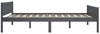 vidaXL Massivholzbett Kiefer Grau 120x200 cm 322126 Bild 3