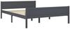 vidaXL Massivholzbett Kiefer Grau 120x200 cm 322126 Bild 2