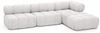 Kaiser Möbel Ecksofa L-form, Wohnlandschaft für Wohnzimmer, Bouclé-Stoff Abriamo, Selia, Ecksofa, Modernes L-Design,Weiche, abgerundete Formen,Trendiger Bouclé-Stoff Bild 3