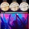 ZMH LED Panel 100x25 Deckenleuchte Dimmbar Deckenpanel RGB Farbwechsel lang Flach mit Fernbedienung 24W Schwarz Rechteckig Bürolampe für Büro Spielzimmer Wohnzimmer Bild 2