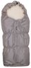 Eichhorn Kinderwagen Fußsack Mumien-Winterfußsack mit vorgenähten Gurtschlitzen (warmer Schlafsack/Fußsack für Kinderwagen und Buggys, Teddyfell (waschbar), innen folierter Fußbereich, Reißverschluss und Kordelzug Bild 4