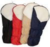 Eichhorn Kinderwagen Fußsack Mumien-Winterfußsack mit vorgenähten Gurtschlitzen (warmer Schlafsack/Fußsack für Kinderwagen und Buggys, Teddyfell (waschbar), innen folierter Fußbereich, Reißverschluss und Kordelzug Bild 3