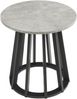 Beistelltisch Buzzard Ø48x48 cm Schwarz/Betonoptik [en. casa] Bild 4