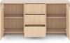 Bettso 'FARI' Kommode, Holzwerkstoff Braun, 84x39x168cm Bild 2