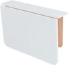 Ragaba Wandklapptisch, MDF & Massives Eschenholz, 60x100 cm, Weiß Bild 2