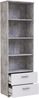 Forte Regal LUPO Bücherregal, in Beton grau und weiß Bild 4