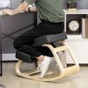 Vinsetto Stuhl Ergonomischer Kniestuhl zur Verbesserung der Körperhaltung (Gesundheitsstuhl, 1 St), für Zuhause, Büro, Schwarz Bild 5
