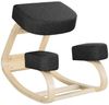 Vinsetto Stuhl Ergonomischer Kniestuhl zur Verbesserung der Körperhaltung (Gesundheitsstuhl, 1 St), für Zuhause, Büro, Schwarz Bild 4