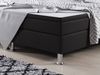 Boxspringbett 'Jump Typ 2' mit Matratze und Topper, Webstoff schwarz, 180x200 cm Bild 3