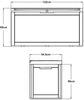 Aufbewahrungsbox Atella 122x54,5x65cm Schwarz, Rattanoptik [casa. pro] Bild 3