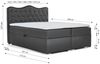 Boxspringbett SAHAN 200x200 cm Kunstleder Rot Bild 3