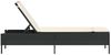 vidaXL Sonnenliege mit Auflage Schwarz Poly-Rattan 4002719 Bild 5