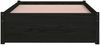 Massivholzbett Schwarz 90x190 cm 3FT Single [814918] Bild 5
