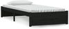 Massivholzbett Schwarz 90x190 cm 3FT Single [814918] Bild 2