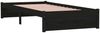 Massivholzbett Schwarz 90x190 cm 3FT Single [814918] Bild 4