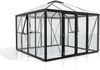 Vitavia Gewächshaus-Pavillon "Minos", schwarz,3 mm ESG, 10 mm HKP Bild 3