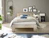 CANNES Futonbett 120x200 cm - Minimalistisches Jugendzimmer Bett in Eiche Sonoma Optik - 125 x 71 x 204 cm (B/H/T) Bild 3